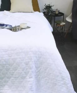 Garnier Thiebaut Couvre-lits Couvre-lit Blanc 230x250