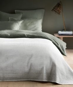 Blanc Cerise Couvre-lits Couvre Lit En Coton 240x260 Cm Blanc