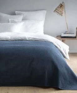 Blanc Cerise Couvre-lits Couvre-lit En Coton 240x260 Cm Gris Fonce -Couvre-lits Soldes 2022 couvre lit en coton 240x260 cm bleu 4