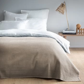 Blanc Cerise Couvre-lits Couvre-lit En Coton 250x280 Cm Lin Naturel 5 Blanc Cerise Couvre-lits Couvre-lit En Coton 250x280 Cm Lin Naturel – Image 3