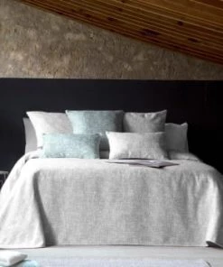 Guy Laroche Couvre-lits Couvre Lit En Coton Gris 180x270 -Couvre-lits Soldes 2022 couvre lit en coton gris 180x270 22