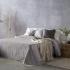 Guy Laroche Couvre-lits Couvre Lit En Coton Gris 230x270 -Couvre-lits Soldes 2022 couvre lit en coton gris 230x270 14