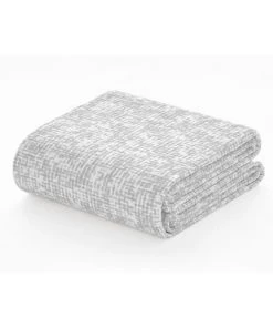 Guy Laroche Couvre-lits Couvre Lit En Coton Gris 230x270 -Couvre-lits Soldes 2022 couvre lit en coton gris 230x270 4