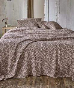 Essix Couvre-lits Couvre Lit En Coton Tissé Orange 260x240