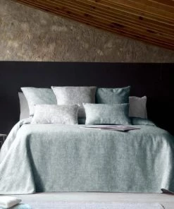 Guy Laroche Couvre-lits Couvre Lit En Coton Vert Eau 250x270