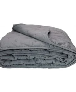 Sud Etoffe Couvre-lits Couvre Lit En Fibre Synthétique Gris 240x260 -Couvre-lits Soldes 2022 couvre lit en fibre synthetique gris 240x260 4