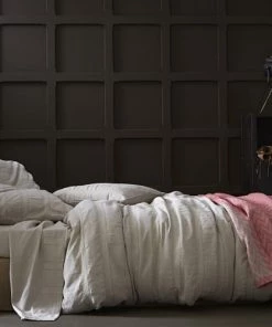 Essix Couvre-lits Couvre-lit En Lin Et Coton Rouge 260x240