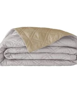 Alexandre Turpault Couvre-lits Couvre Lit En Satin De Coton Bio Beige 280x260 -Couvre-lits Soldes 2022 couvre lit en satin de coton bio beige 280x260 4