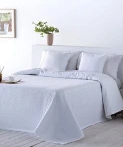 Guy Laroche Couvre-lits Couvre-lit Jacquard 180x270 Cm Blanc