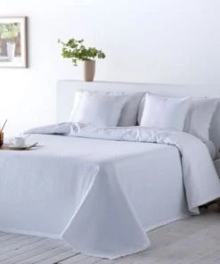 Guy Laroche Couvre-lits Couvre-lit Jacquard 180x270 Cm Gris -Couvre-lits Soldes 2022 couvre lit jacquard 180x270 cm blanc 5