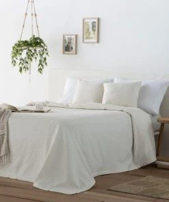 Guy Laroche Couvre-lits Couvre-lit Jacquard 180x270 Cm écru