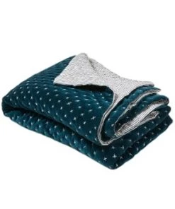 Madura Couvre-lits Couvre-lit Matelassé 170x260 Cm Bleu Nuit -Couvre-lits Soldes 2022 couvre lit matelasse 170x260 cm petrole