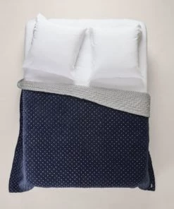 Madura Couvre-lits Couvre-lit Matelassé 240x260 Cm Bleu Nuit -Couvre-lits Soldes 2022 couvre lit matelasse 240x260 cm bleu nuit 4