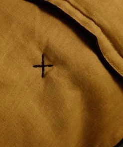 Madura Couvre-lits Couvre-lit Matelassé 250x280 Cm Bronze Et Bourdon Noir En Lin -Couvre-lits Soldes 2022 couvre lit matelasse 250x280 cm bronze et bourdon noir en lin 4