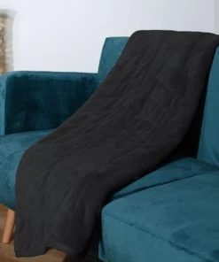 Sensei Maison Couvre-lits Couvre Lit Matelassé Carbone 260x240 Cm -Couvre-lits Soldes 2022 couvre lit matelasse carbone 260x240 cm 1