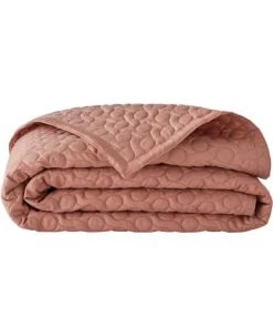 Couvre-lits Soldes 2022 -Couvre-lits Soldes 2022 couvre lit matelasse en satin de coton bio terre cuite 260x240 4