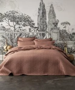 Alexandre Turpault Couvre-lits Couvre-lit Matelassé En Satin De Coton Bio Terre Cuite 260x240 12 Alexandre Turpault Couvre-lits Couvre-lit Matelassé En Satin De Coton Bio Terre Cuite 260x240 -Couvre-lits Soldes 2022 couvre lit matelasse en satin de coton bio terre cuite 260x240 7