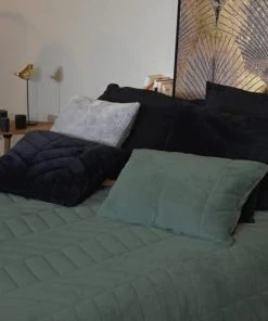 Sensei Maison Couvre-lits Couvre Lit Matelassé Eucalyptus 180x240 Cm -Couvre-lits Soldes 2022 couvre lit matelasse eucalyptus 180x240 cm 2