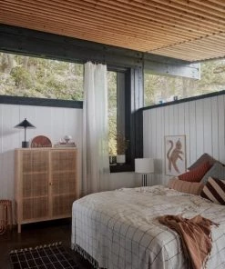 OYOY Living Design Couvre-lits Couvre-lit Rayé Blanc En Coton Organique 270x270cm -Couvre-lits Soldes 2022 couvre lit raye blanc en coton organique 270x270cm 2