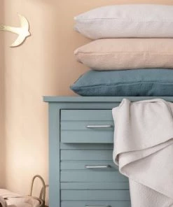 Essix Couvre-lits Couvre-lit Uni En Jacquard De Coton Greige 240x260 -Couvre-lits Soldes 2022 couvre lit uni en jacquard de coton greige 240x260 3