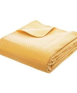 Home Maison Couvre-lits Dessus De Lit 240x260 Ocre + 2 Taies