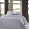 Montéléone Couvre-lits Dessus De Lit En Coton Gris 180X260 Cm -Couvre-lits Soldes 2022 dessus de lit en coton gris 180x260 cm
