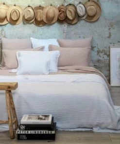 Maison D'été Couvre-lits Dessus De Lit En Gaze De Coton Blanc 260X270 CM -Couvre-lits Soldes 2022 dessus de lit en gaze de coton blanc 260x270 cm 10