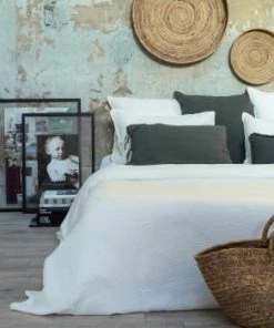 Maison D'été Couvre-lits Dessus De Lit En Gaze De Coton Blanc 260X270 CM -Couvre-lits Soldes 2022 dessus de lit en gaze de coton milk 260x270 cm 4