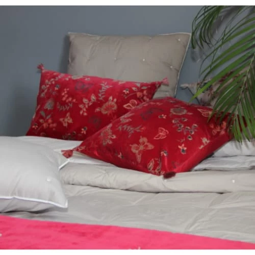 Sud Etoffe Couvre-lits Dessus De Lit En Percale Anthracite 180X250 Cm 5 Sud Etoffe Couvre-lits Dessus De Lit En Percale Anthracite 180X250 Cm â Image 3