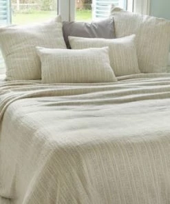 Toison D'Or Couvre-lits Dessus De Lit En Tissus Jacquard Coton Noir/ficelle 250 X 230 -Couvre-lits Soldes 2022 dessus de lit en tissus jacquard coton ecru noir 250 x 230