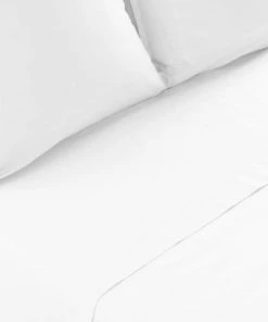 Carré Blanc Draps Plats Drap De Lit Blanc 240 X 300 Cm -Couvre-lits Soldes 2022 drap de lit blanc 240 x 300 cm 2