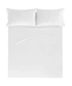 Guy Laroche Draps Plats Drap De Lit En Coton Percale Blanc 160x280 -Couvre-lits Soldes 2022 drap de lit en coton percale blanc 160x280 4