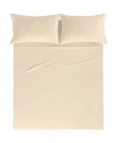 Guy Laroche Draps Plats Drap De Lit En Coton Percale Marine 250x280 -Couvre-lits Soldes 2022 drap de lit en coton percale creme 250x280 3
