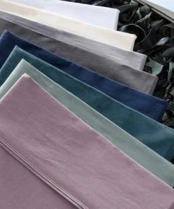 Guy Laroche Draps Plats Drap De Lit En Coton Percale Thé 250x280 -Couvre-lits Soldes 2022 drap de lit en coton percale the 250x280 2