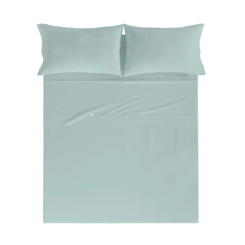 Naf Naf Draps Plats Drap De Lit En Coton Vert 160x280 4 Naf Naf Draps Plats Drap De Lit En Coton Vert 160x280 – Image 2