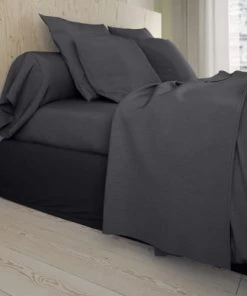 Dodo Draps Plats Drap Plat Coton Carbone 240x310 Cm
