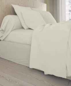 Dodo Draps Plats Drap Plat Coton Lin 180x290 Cm