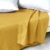 Vent Du Sud Draps Plats Drap Plat En Coton Curry 240X300 Cm -Couvre-lits Soldes 2022 drap plat en coton curry 240x300 cm