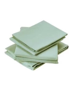 Toison D'Or Draps Plats Drap Plat En Coton Lavé Coton Aqua 290 X 180