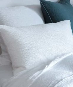 Maison D'été Draps Plats Drap Plat En Gaze De Coton Blanc 270X300 CM -Couvre-lits Soldes 2022 drap plat en gaze de coton blanc 270x300 cm 2