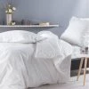 Montéléone Draps Plats Drap Plat En Percale Blanc 180X290 Cm -Couvre-lits Soldes 2022 drap plat en percale blanc 180x290 cm