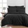 Sensei Maison Draps Plats Drap Plat En Percale De Coton Anthracite 180x290 Cm -Couvre-lits Soldes 2022 drap plat en percale de coton anthracite 180x290 cm