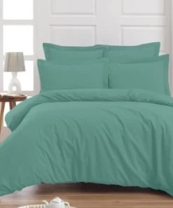 Sensei Maison Draps Plats Drap Plat En Percale De Coton Rose Indien 240x300 Cm -Couvre-lits Soldes 2022 drap plat en percale de coton aqua sea 240x300 cm 5