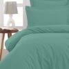 Sensei Maison Draps Plats Drap Plat En Percale De Coton Aqua Sea 270x300 Cm 1 Sensei Maison Draps Plats Drap Plat En Percale De Coton Aqua Sea 270x300 Cm -Couvre-lits Soldes 2022 drap plat en percale de coton aqua sea 270x300 cm 4