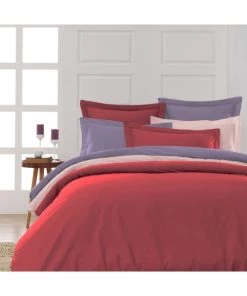 Sensei Maison Draps Plats Drap Plat En Percale De Coton Cardinal 240x300 Cm -Couvre-lits Soldes 2022 drap plat en percale de coton cardinal 240x300 cm 3