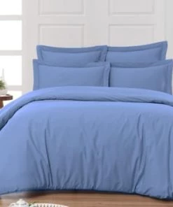 Sensei Maison Draps Plats Drap Plat En Percale De Coton Gris Perle 270x300 Cm -Couvre-lits Soldes 2022 drap plat en percale de coton cobalt 270x300 cm 15