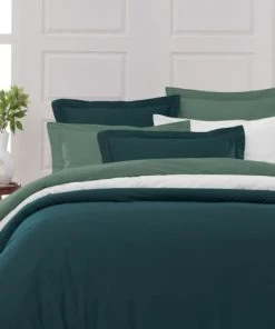 Sensei Maison Draps Plats Drap Plat En Percale De Coton Eucalyptus 270x300 Cm -Couvre-lits Soldes 2022 drap plat en percale de coton eucalyptus 270x300 cm 6