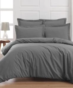 Sensei Maison Draps Plats Drap Plat En Percale De Coton Petrol 240x300 Cm -Couvre-lits Soldes 2022 drap plat en percale de coton galet 240x300 cm 9