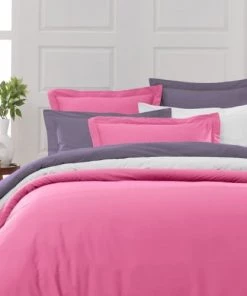 Sensei Maison Draps Plats Drap Plat En Percale De Coton Rose Indien 240x300 Cm -Couvre-lits Soldes 2022 drap plat en percale de coton rose indien 240x300 cm 2