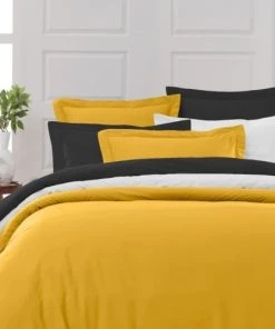 Sensei Maison Draps Plats Drap Plat En Percale De Coton Safran 240x300 Cm -Couvre-lits Soldes 2022 drap plat en percale de coton safran 240x300 cm 2